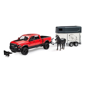 Off-road auto RAM 2500 + paardendrager - Bruder 2501