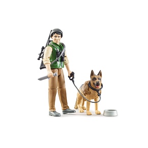 Jager met hond en toebehoren - Bruder 62660