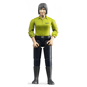Vrouwenfiguur, donkere broek - Bruder 60405