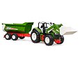 ROADMAX Traktor s čelním nakladačem a vozem- Bruder 3452